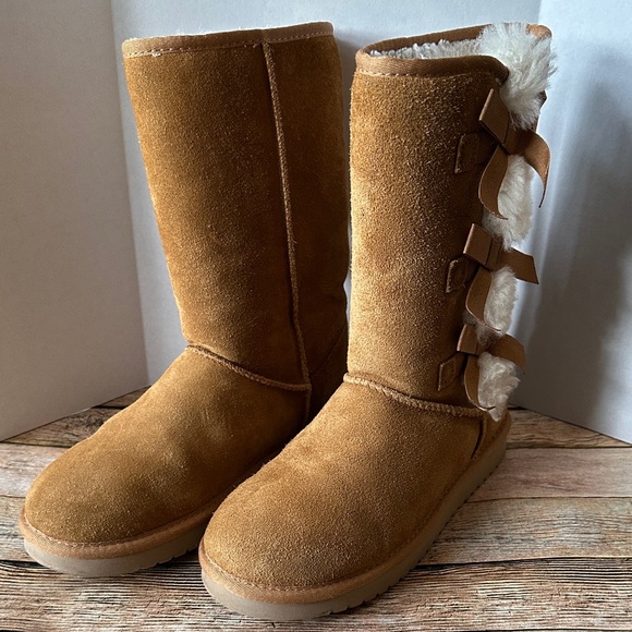 Koolaburra by Ugg Women’s Boots Suede Fur Size 7 - Picture 1 of 6